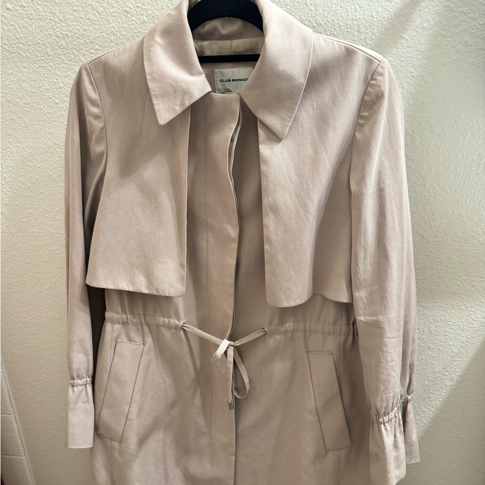 Club Monaco Light Tan Trench Coat